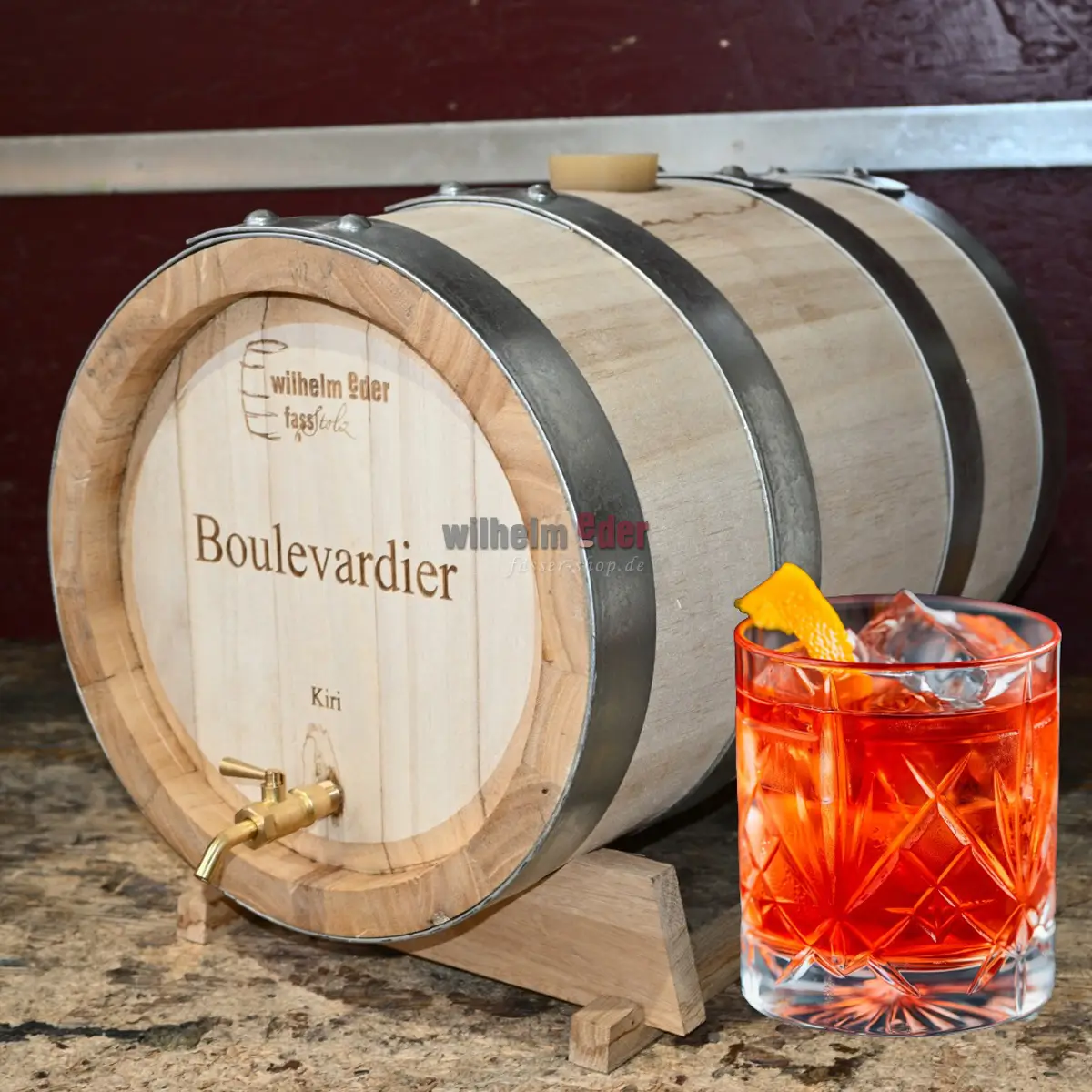 Boulevardierfass 30 l - Kiriholz