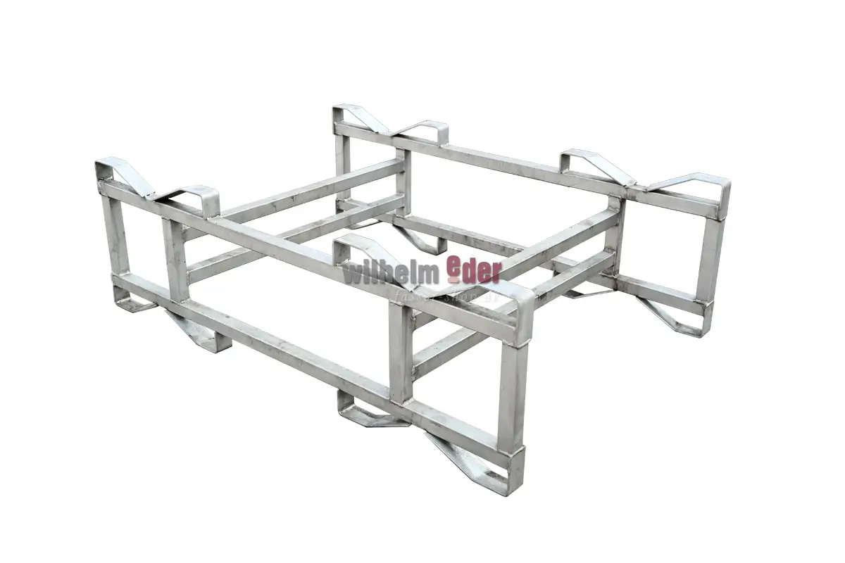 Edelstahlfasslager Kombistück für 2 Fässer 225/228 l, gebraucht  Edelstahlfasslager Kombistück für 2 Fässer 225/228 l, gebraucht