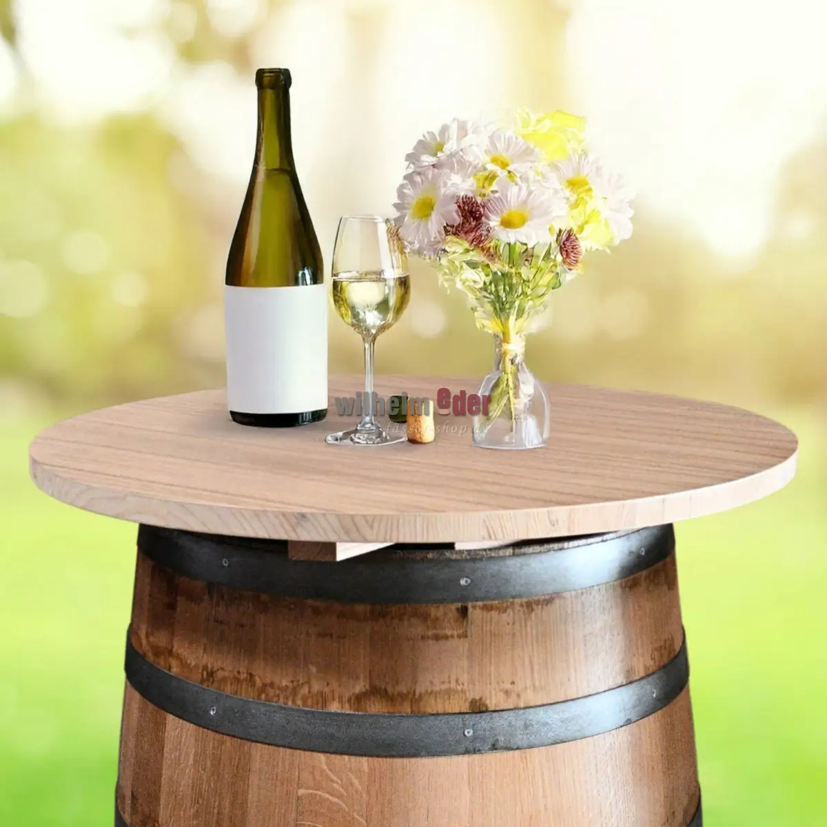 Tischplatten aus  Eiche rund und eckig