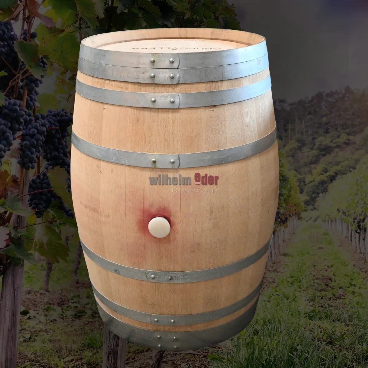 Dekorationsfass 225 l - Exklusiv verzinkte Reifen Dekorationsfass 225 l - Exklusiv verzinkte Reifen